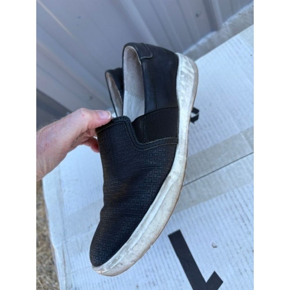Josef Seibel Mens Black Leather Textured Slip On Sneakers 23962 Size 38 - Picture 7 of 7